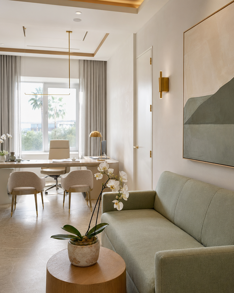 Cosmetic surgery clinic consultation suite