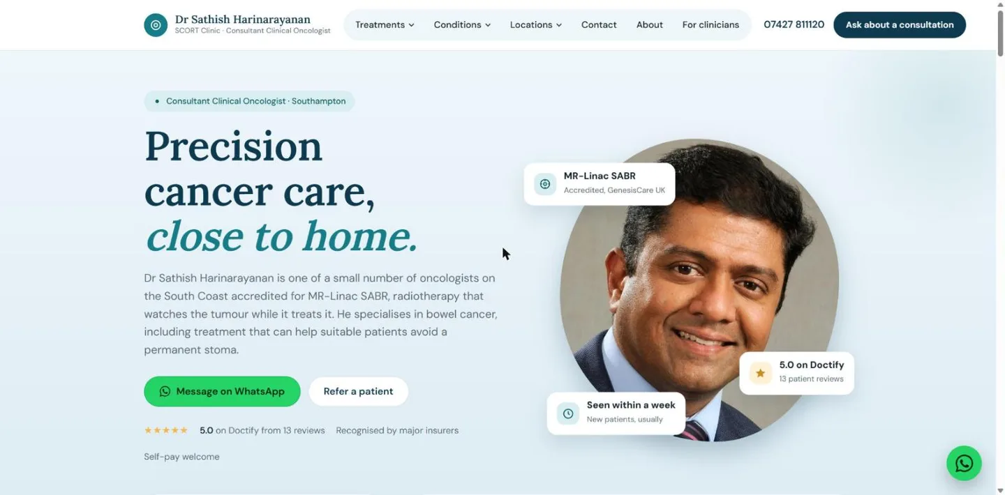 The SCoRT Clinic home page
